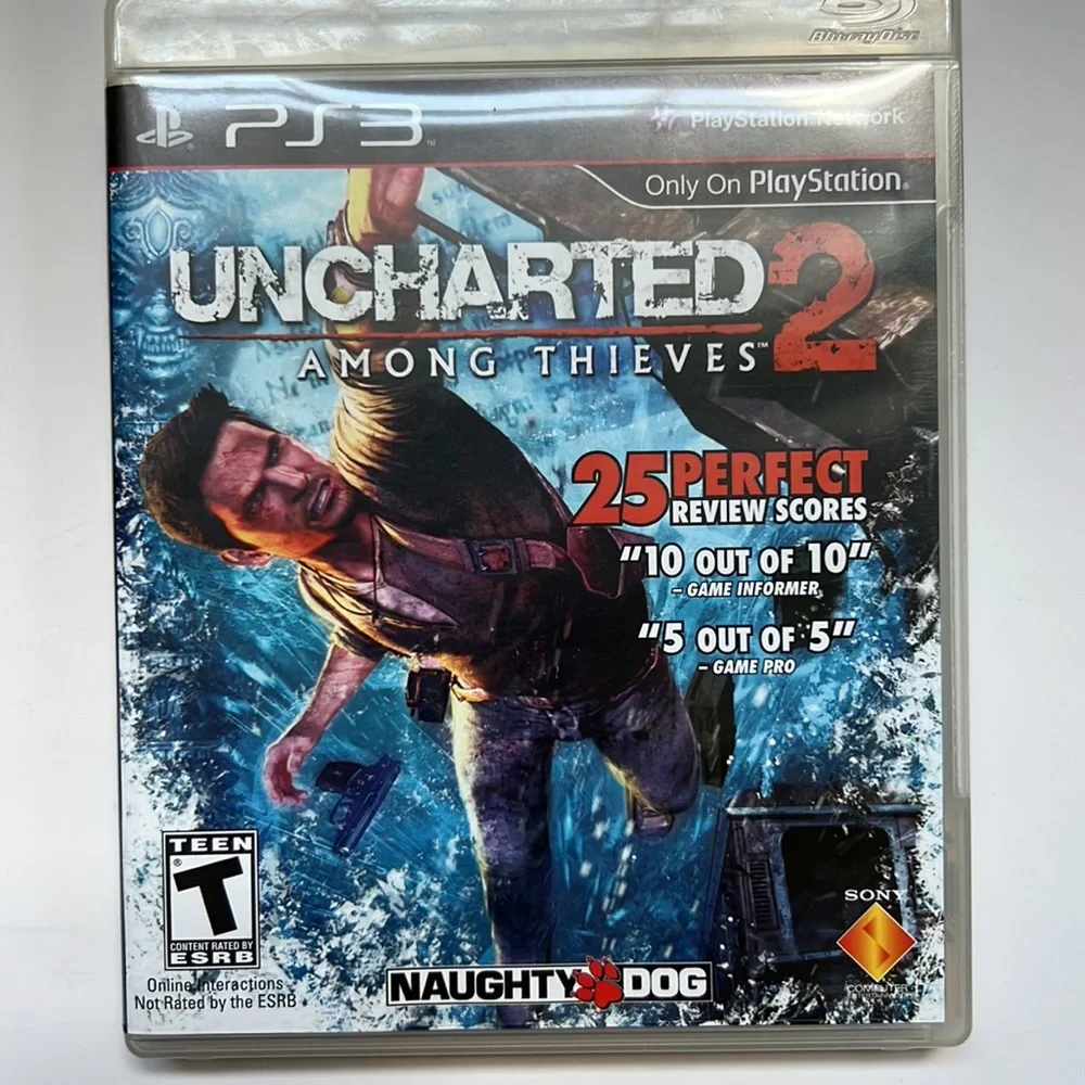 PS3 Uncharted Drake’s Fortune and Uncharted 2 Among Thieves